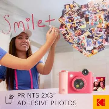 KODAK Smile+ Instant Camera & Photo Printer for Creative Fun