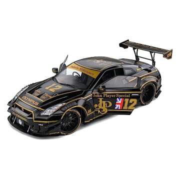 2022 GT-R (R35) RHD (Right Hand Drive) Liberty Walk Type 2" Body Kit #12 Black John Player Special C...