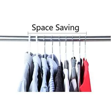 Quality Finnhomy Plastic Hangers for Space Saving Closet Management