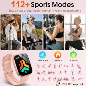 Csasan Smart Watch with HD Screen and Fitness Features