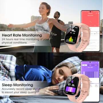 Csasan Smart Watch with HD Screen and Fitness Features