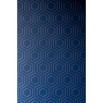 Brewster Home Fashions RD5671 Hive Geometric Wallpaper - Paintable Vinyl Roll