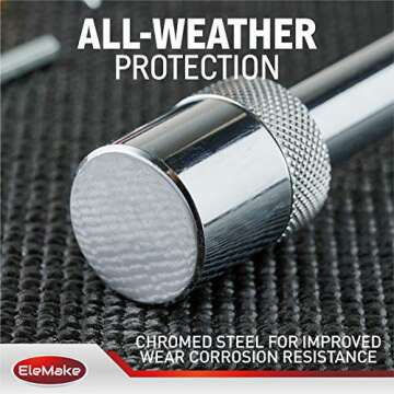 Elemake Heavy-Duty Trailer Hitch Lock for Maximum Security