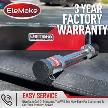 Elemake Heavy-Duty Trailer Hitch Lock for Maximum Security