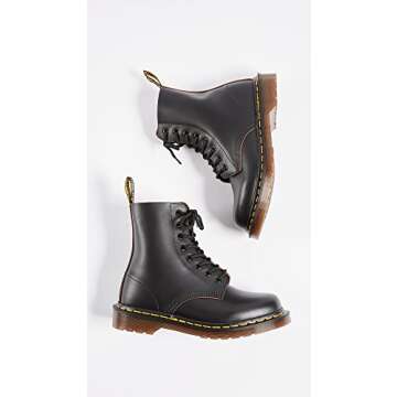 Dr. Martens Vegan 1460 Smooth Black Combat Boot