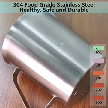 Premium Newness Stainless Steel Measuring Cup - 16 Oz Precision