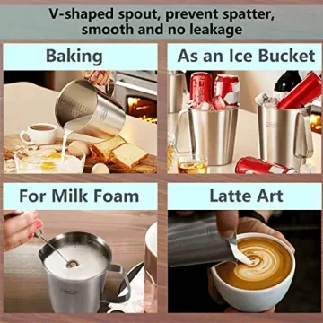 Premium Newness Stainless Steel Measuring Cup - 16 Oz Precision