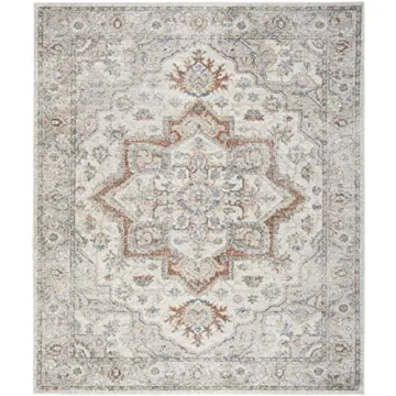 Nourison Astra Grey/Multi Washable Area Rug for Home