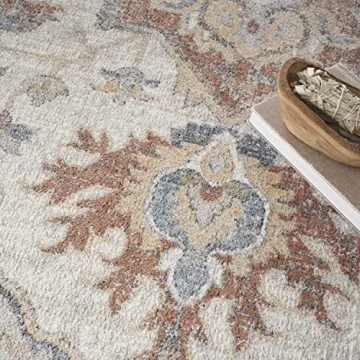 Nourison Astra Grey/Multi Washable Area Rug for Home