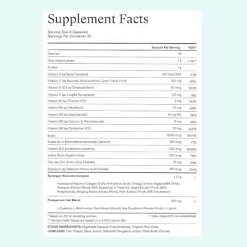 Nutrafol Postpartum Hair Growth Supplements, Clinically Tested for Visibly Thicker Hair and Less Shedding, Breastfeeding-friendly - 2 Month Supply, Pack of 2