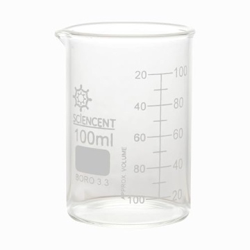 Quality SCIENCENT Glass Beakers for Experiments and DIY