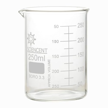 Quality SCIENCENT Glass Beakers for Experiments and DIY