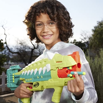 Nerf DinoSquad Armorstrike Blaster for Kids - 16 Darts Fun