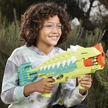 Nerf DinoSquad Armorstrike Blaster for Kids - 16 Darts Fun