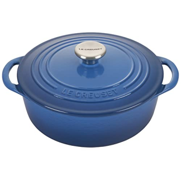 Le Creuset Enameled Cast Iron Shallow Round Oven, 2.75 Qt., Marseille