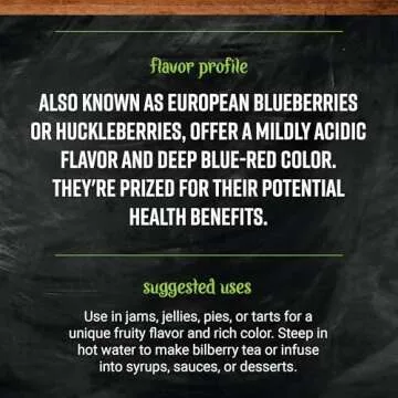 Frontier Bilberry Whole Superfood for Health and Wellness
