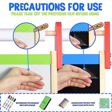 Joyooss Double-Sided Adjustable Easel for Kids