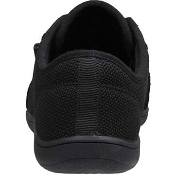 WHITIN Women's Minimalist Barefoot Shoes Wide Toe Box Zero Drop Fashion Sneaker Size 7 Sport Flat Road Running Athletic Tennis Comfy Walking Black 37
