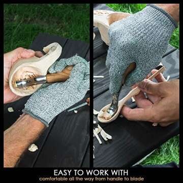 BeaverCraft SC05 Ergonomic Wood Carving Tools Kit