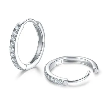 Sterling Silver Earrings Set - Hypoallergenic & Stylish Jewelry