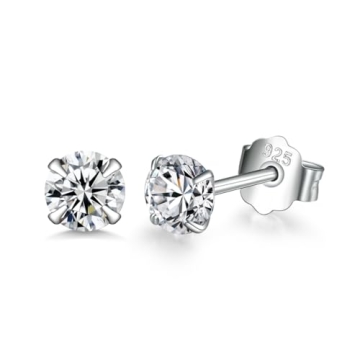 Sterling Silver Earrings Set - Hypoallergenic & Stylish Jewelry