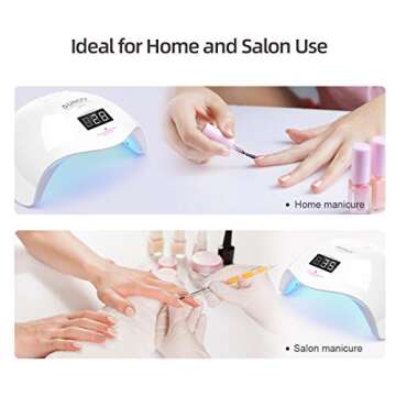 SUNUV UV LED Nail Lamp with Auto Sensor & Timer Setting
