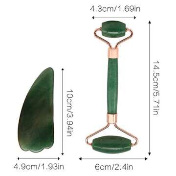Dofash Jade Roller Gua Sha Set For Glowing Skin