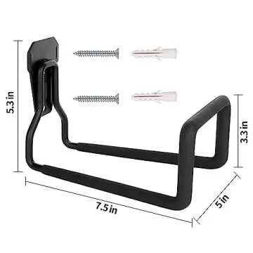 IBERDE Hose Holder: Durable Wall-Mount Garden Hose Hanger for Outdoor Use