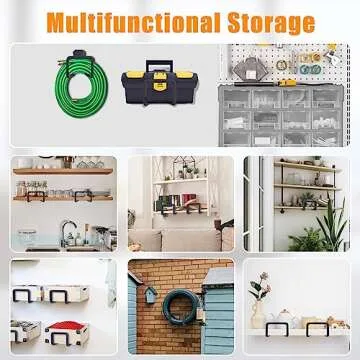 IBERDE Hose Holder - Durable Wall-Mounted Garden Hose Storage