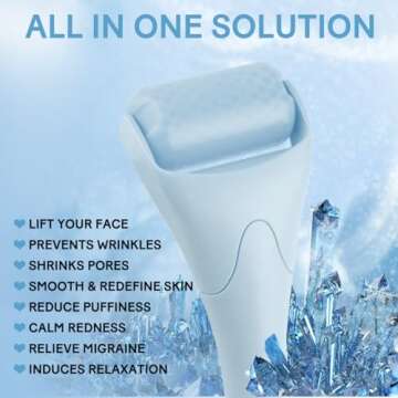 Fronnor Ice Roller for Face,Eyes,Women Gifts Idea,Therapeutic Cooling to Tighten Brighten Complexion...