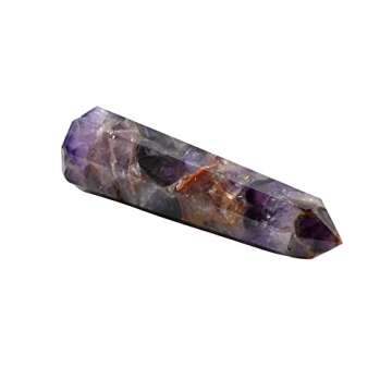 Amethyst Chevron Crystal Towers ~ Natural Healing Crystal Point Obelisk for Reiki Healing and Crystal Grid (2" to 3" INCH)