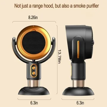 FEIOOD PuffHide Portable Smoke Fan for Indoor Cooking