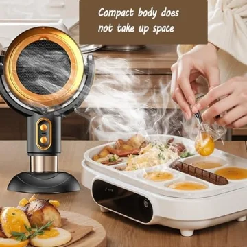 FEIOOD PuffHide Portable Smoke Fan for Indoor Cooking