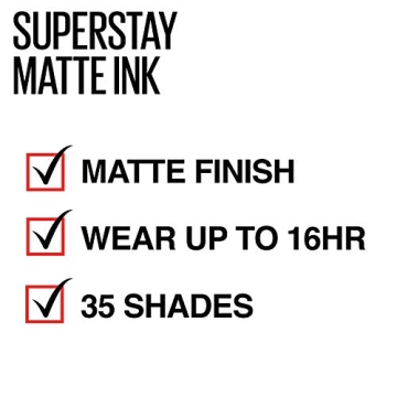 Maybelline Super Stay Matte Ink Liquid Lipstick for All-Day Wear