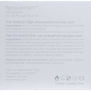 Tenoverten Nail Care System: Shield & Foundation Set for Healthy Nails