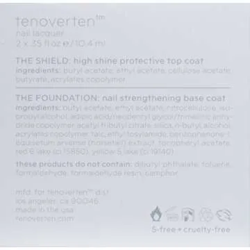 Tenoverten Nail Care System: Shield & Foundation Set for Healthy Nails