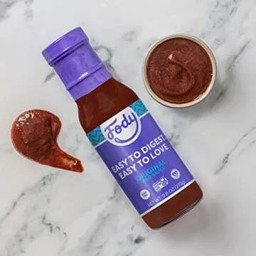 Fody Foods Original BBQ Sauce, Low Fodmap Certified, Sensitive Recipe, Gut & IBS Friendly, 9.8oz, Packaging May Vary