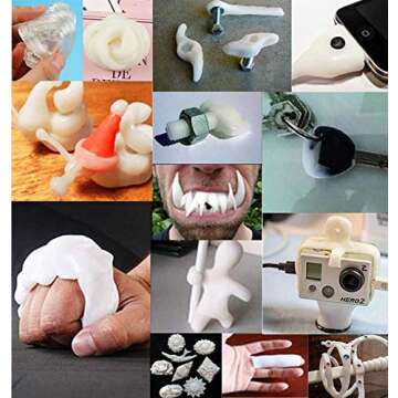 Moldable Plastic Thermoplastic Beads 8OZ for Creative DIY Projects