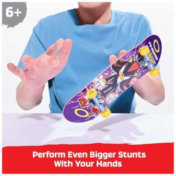 TECH DECK Sonic Handboard for Ultimate Trick Performance
