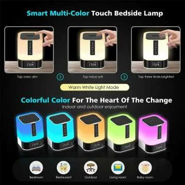 Versatile Night Light Bluetooth Speaker for Teens
