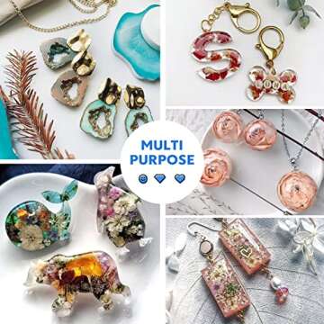 Wayin 200g UV Resin -Upgrade Ultraviolet Epoxy Resin Crystal Clear Hard Glue Solar Cure Sunlight Activated Resin for Handmade Jewelry, DIY Craft Decoration, Casting and Coating