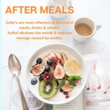 Zellie's | 100% Xylitol Sugar Free Chewing Gum (Fresh Fruit, 240 Count (Pack of 1))