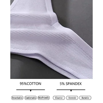 FINETOO Women's Cotton Thongs - Comfort & Style for All