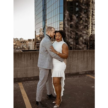 BEAGIMEG Women's Elegant Ruffled Maxi Dress for Parties