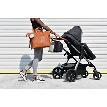 Stylish PacaPod Saunton Tan Luxury Baby Diaper Bag