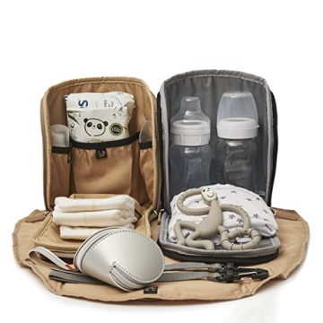 Stylish PacaPod Saunton Tan Luxury Baby Diaper Bag