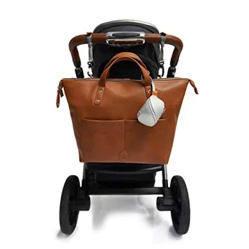 Stylish PacaPod Saunton Tan Luxury Baby Diaper Bag
