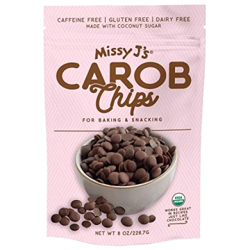 Missy J's Organic Carob Chips - Vegan, Gluten-Free Snack Option