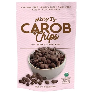 Missy J's Organic Carob Chips - Vegan, Gluten-Free Snack Option