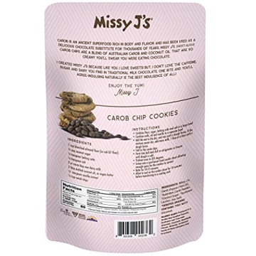 Missy J's Organic Carob Chips - Vegan, Gluten-Free Snack Option